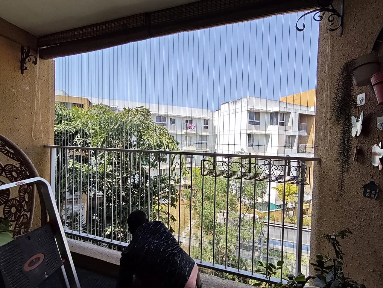 Balcony Grill Design Shop in Civil Station, Kerala by Deva Safety Nets
