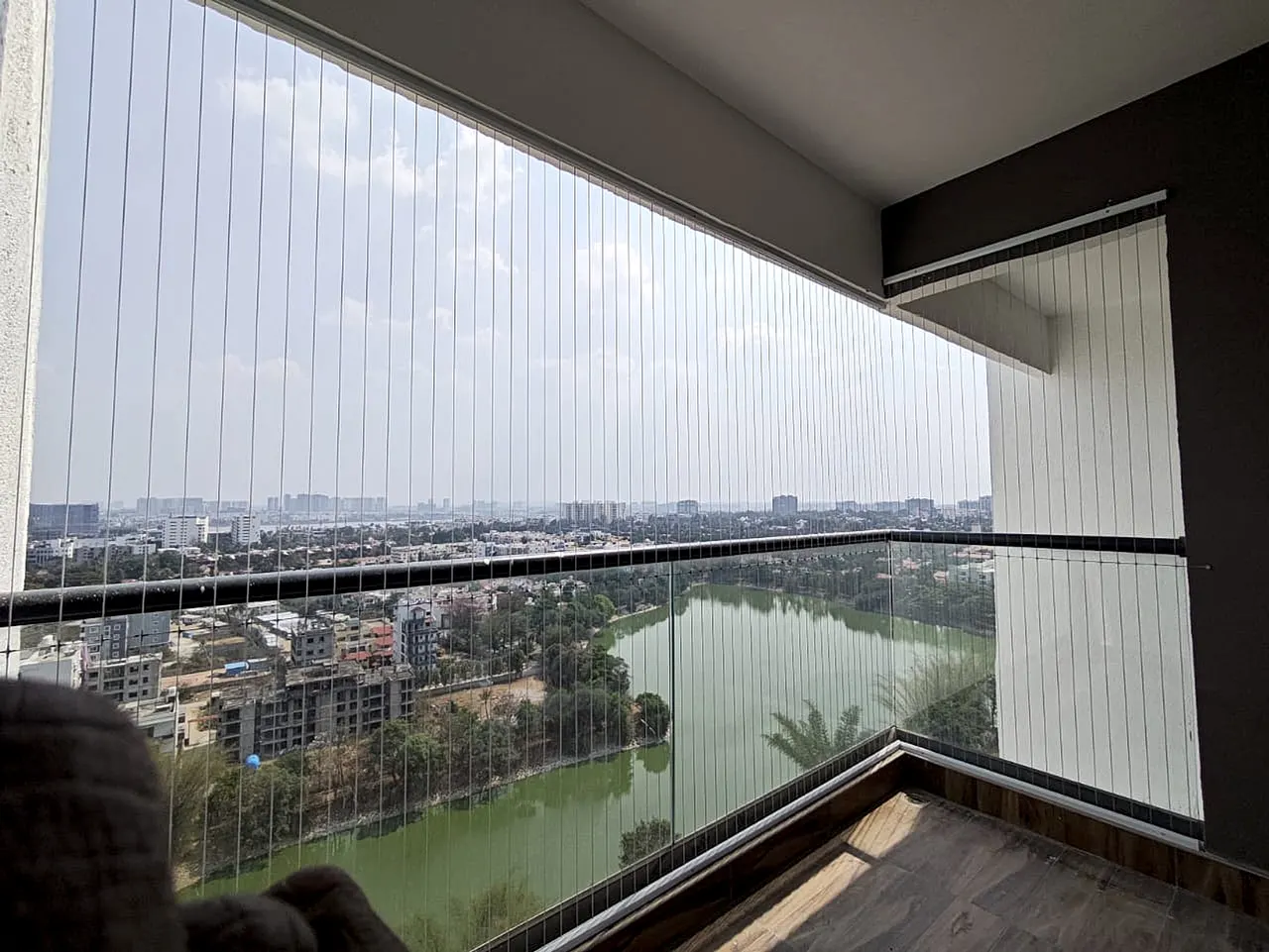 Invisible Balcony Grill Strong HDPE in Kandanad, Kerala by Deva Safety Nets